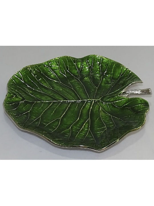 Iliadis Platou Decorativ Metalic Verde 1buc 21x22buc Iliadis Platou Decorativ Metalic Verde 1buc 21x22buc