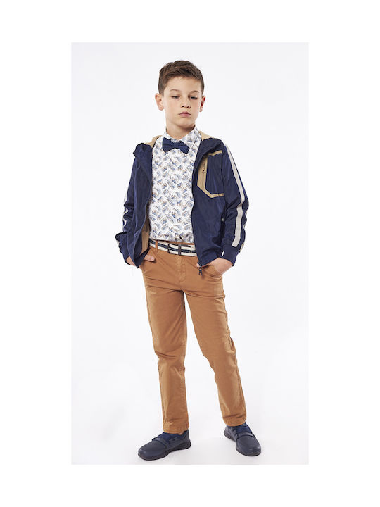 Hashtag Kids Casual Jacket short Hooded Blue