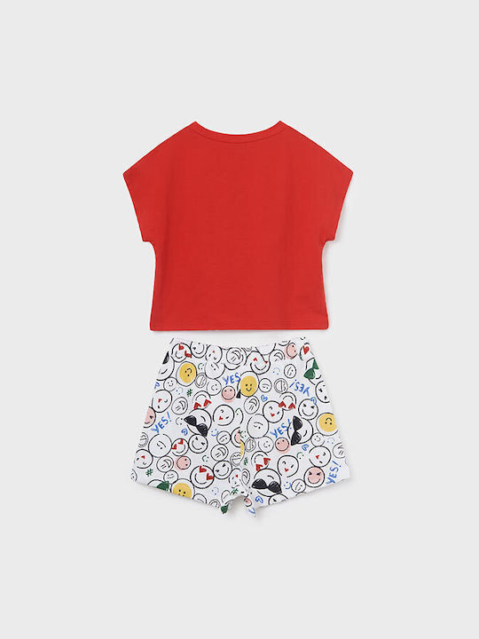 Mayoral Kids Set with Shorts Summer 2pcs Red