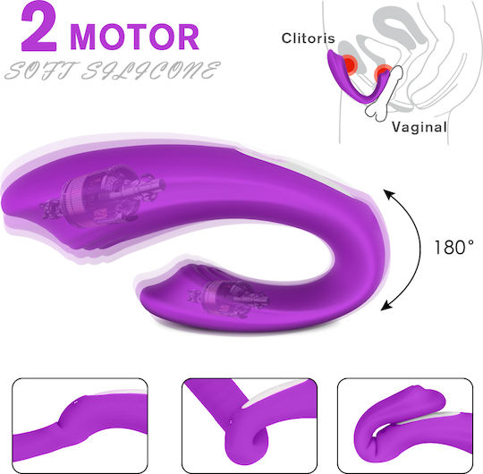 La Lolita Amsterdam Wejoyrtc Mini Vibrator für Paare mit Fernbedienung 9.6cm Fuchsia