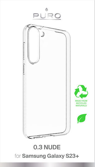 Puro Nude 0.3 Back Cover Σιλικόνης Διάφανο (Galaxy S23+)