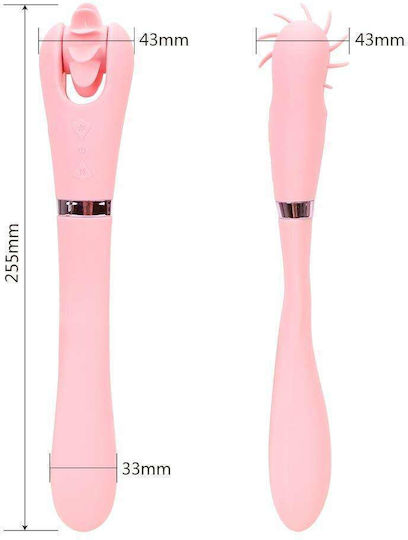 La Lolita Amsterdam Evil Spirit Διπλός Δονητής Double Pink