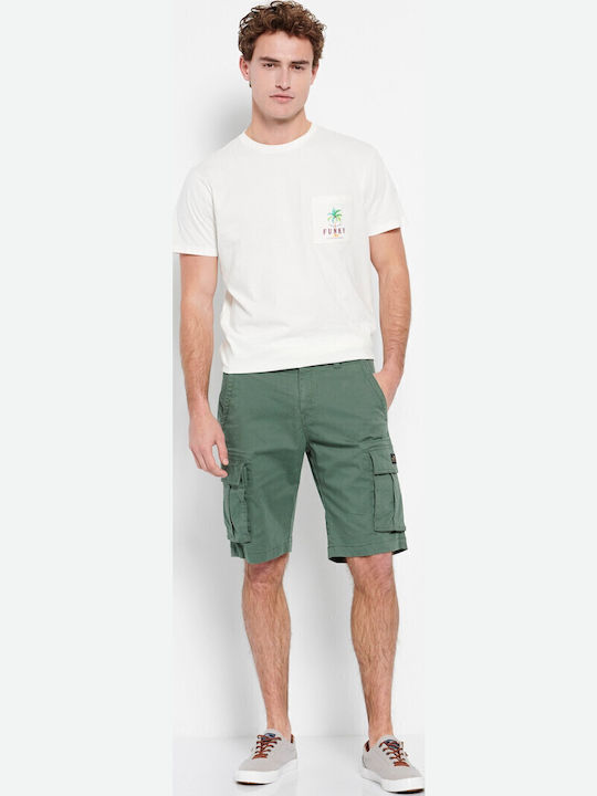 FBM007-00203 Men's Shorts Cargo Dusty Green