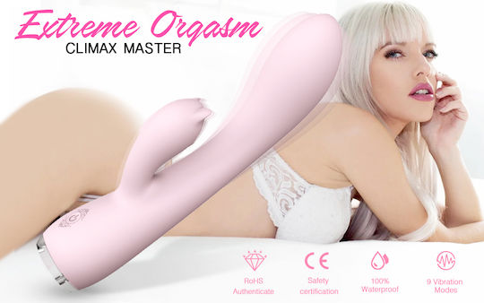 La Lolita Amsterdam Fanny Rabbit Vibrator Iepurele G-Spot 20.6cm Roz