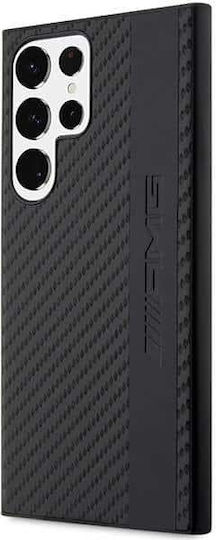 Mercedes-Benz Carbon Stripe & Embossed Back Cover Plastic Black (Galaxy S23 Ultra) AMHCS23LBLSCA