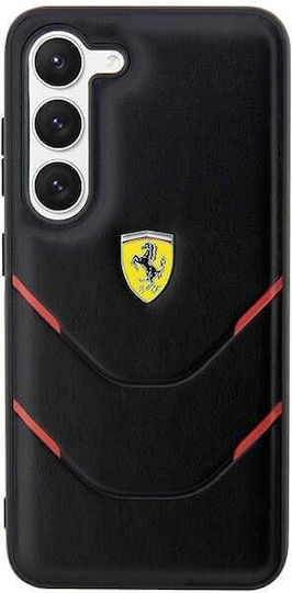 Ferrari Hot Stamp Lines Back Cover Πλαστικό / Σιλικόνης Μαύρο (Galaxy S23+)