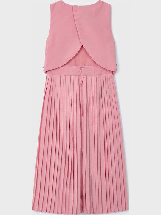 Kids' Fabric Jumpsuit Pink