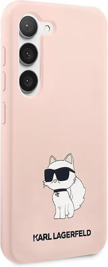Karl Lagerfeld Choupette Back Cover Silicone Pink (Galaxy S23)