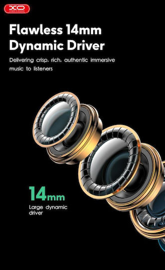 XO Ep61 Earbuds Handsfree με Βύσμα Lightning Ασημί