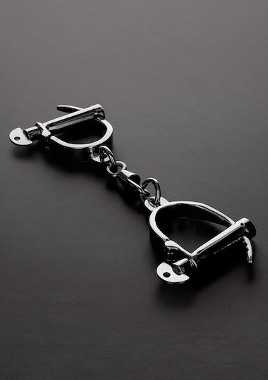 Triune Adjustable Darby Style Handcuffs Handcuffs Silver