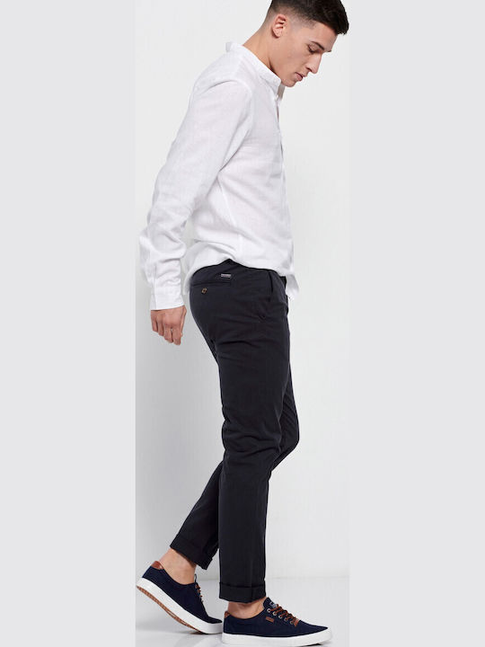 FBM007-00102 Trousers Chino in Regular Fit Navy Blue