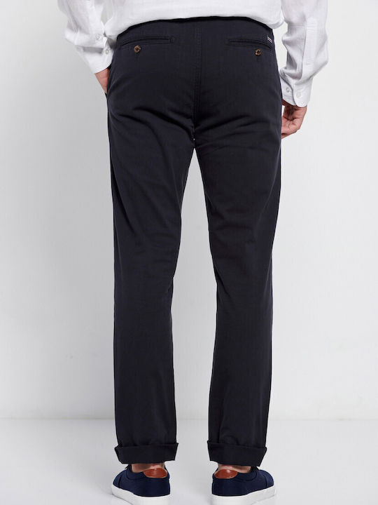 FBM007-00102 Trousers Chino in Regular Fit Navy Blue