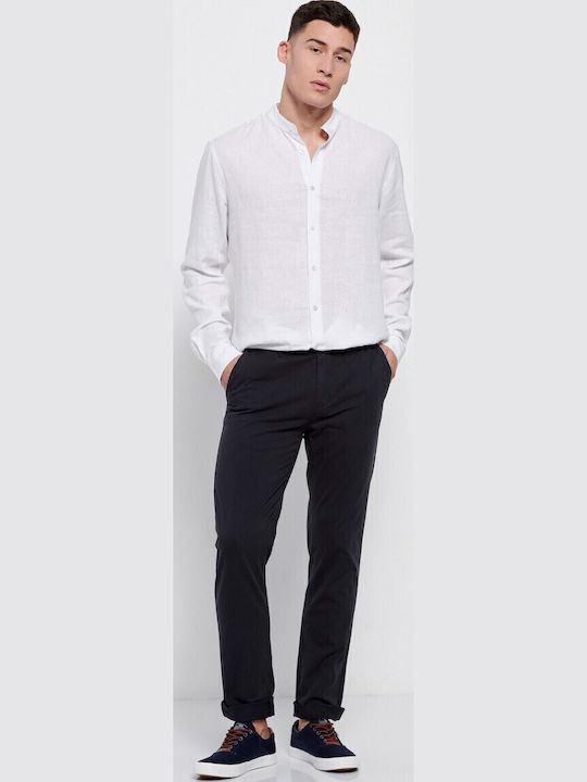 FBM007-00102 Trousers Chino in Regular Fit Navy Blue