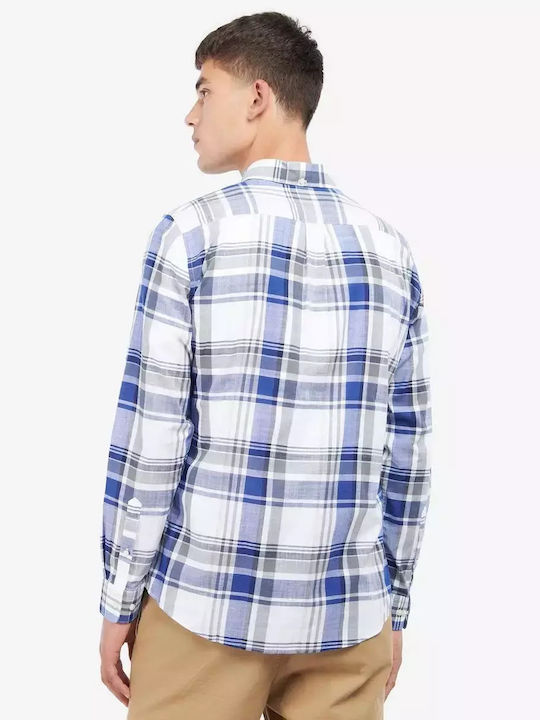 Kidd Long-sleeved Cotton Shirt Checked Deep Blue