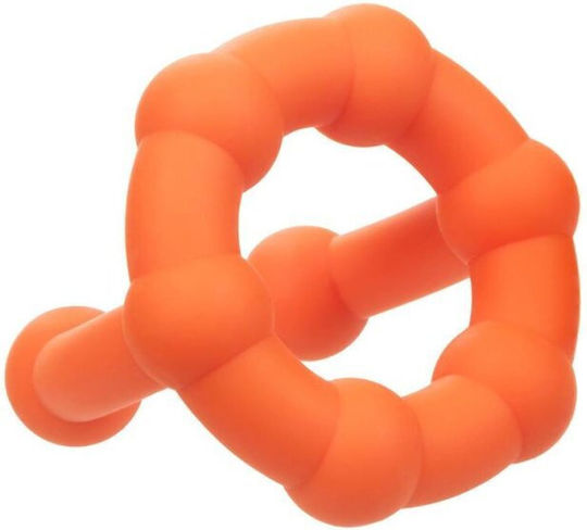 Calexotics Alpha All Star Cock Ring Schwanz Silikon Orange