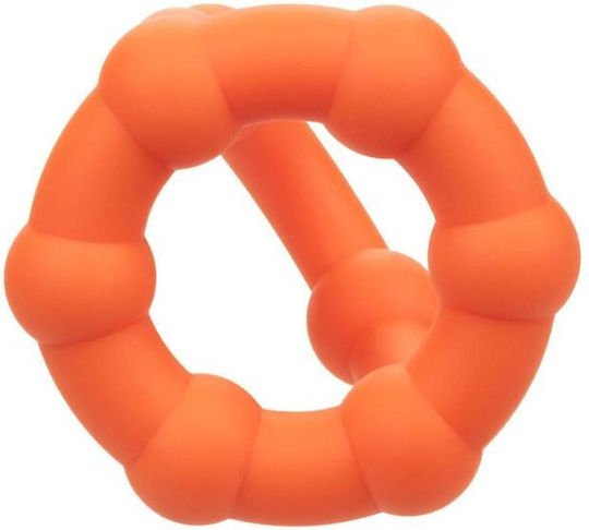 Calexotics Alpha All Star Cock Ring Schwanz Silikon Orange