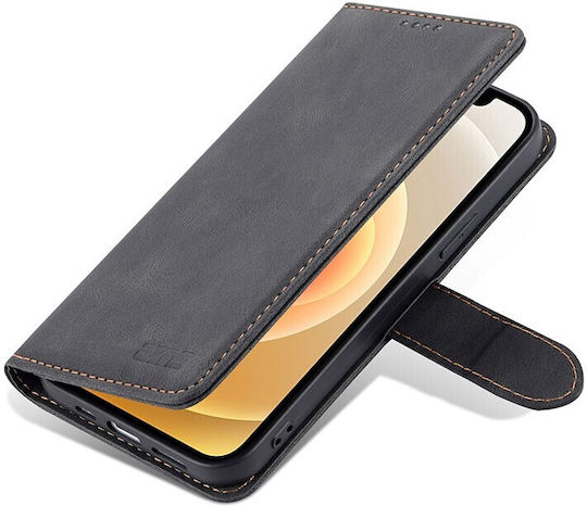 AZNS Wallet Δερματίνης Μαύρο (iPhone 14 Plus)