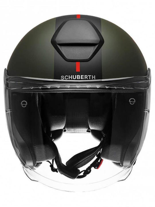 Schuberth M1 Pro Mercury Green Motorcycle Helmet Jet 1350gr