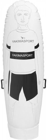 Yakimasport Self-rising Inflatable Wall Манекени за Футболни Тренировки Бели Височина 205см