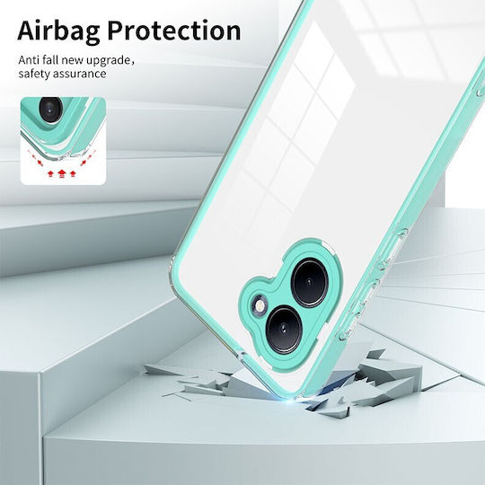 Color Frame 360 Full Cover Σιλικόνης Light Green (Realme C33)