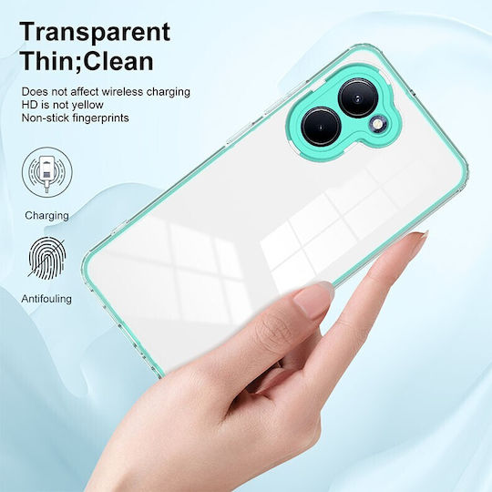 Color Frame 360 Full Cover Σιλικόνης Light Green (Realme C33)