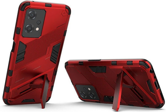 Punk Armor Back Cover Plastic Red (Realme 9 5G / 9 Pro)