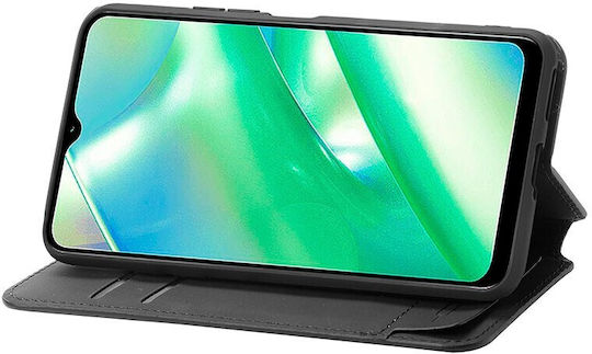 Emerald Книга Изкуствена кожа Зелен (Realme C33)