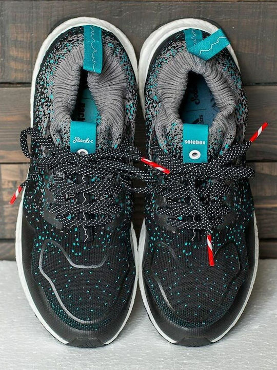 UltraBoost Mid Solebox X Packer Ανδρικά Αθλητικά Παπούτσια Running Μαύρα
