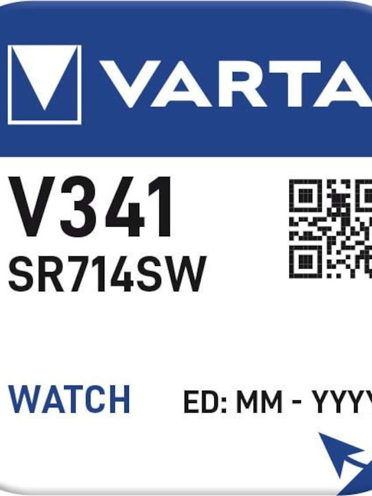 Varta V341 Μπαταρία Silver Oxide Ρολογιών SR714 1.55V 1τμχ