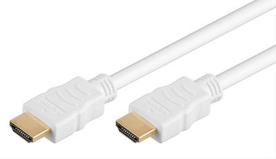 Goobay HDMI 2.0 Cable HDMI male - HDMI male 2m White