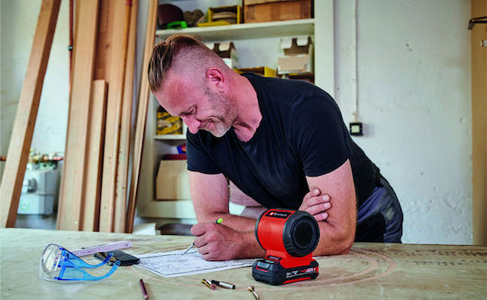 Einhell TC-SR 18 Li BT Solo Bluetooth високоговорител 6W с радио Червен
