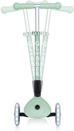 Globber Scuter Copii Pliabil Foldable Lights Ecologic 3 Roți cu Iluminare LED pentru 2+ Ani Verde