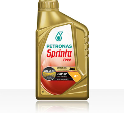 Petronas Sprinta F900 Synthetisch Motorradöl für Viertaktmotoren 10W-40 1Es