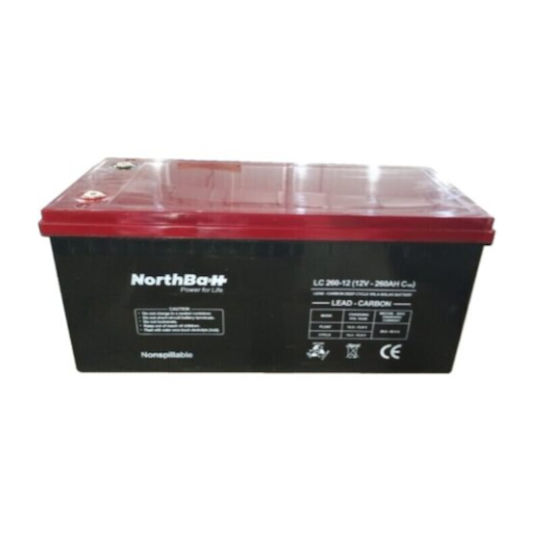 Northbatt LC 260-12 Батерия за фотоволтаични системи Затворен тип 12V 260Ах C100