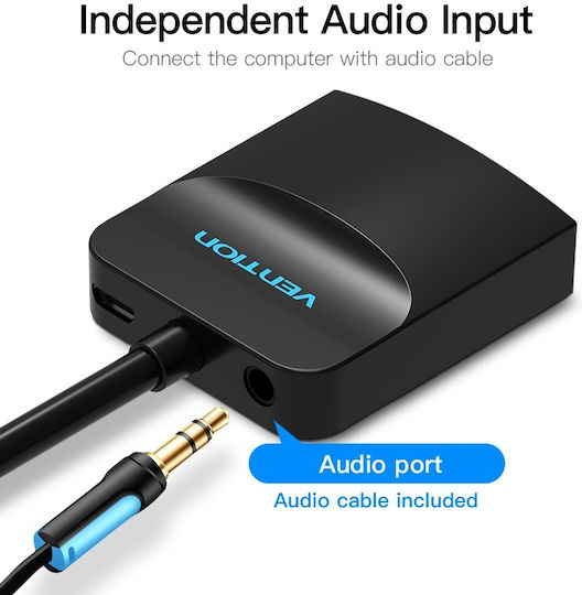 Vention Μετατροπέας VGA male σε 3.5mm / HDMI female 1τμχ ACNBB