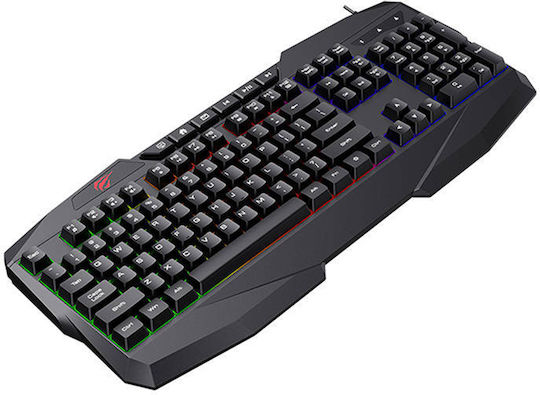 Havit KB878L Gaming Πληκτρολόγιο με RGB φωτισμό (Αγγλικό US)
