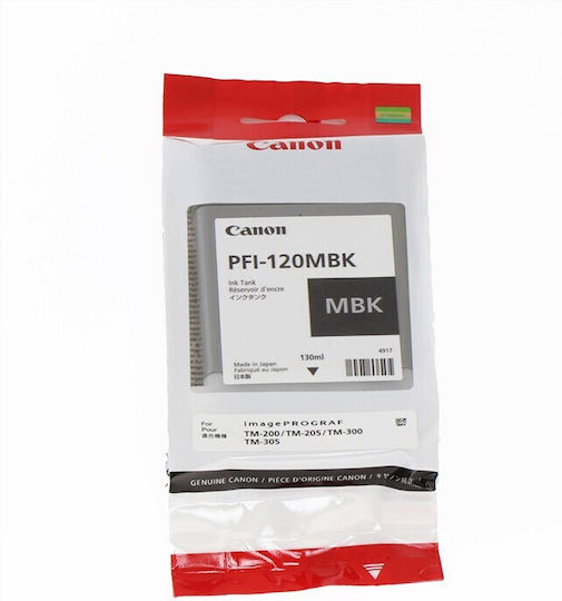 Canon PFI-120 Γνήσιο Μελάνι Εκτυπωτή InkJet Matte Μαύρο (2884C001)