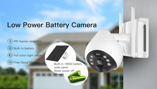 Vstarcam CB69-TZ IP Cameră de Supraveghere Wi-Fi Full HD+ 3MP Rezistentă la apă Pe baterii cu Comunicare Bidirecțională și Lentilă 3.6mm