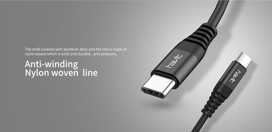 Havit CB6010 USB 2.0 Kabel USB-C männlich - USB-C Schwarz 1,2 m