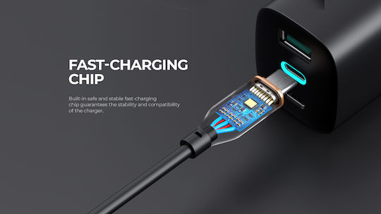 Havit CB603 USB 2.0 Kabel USB-C männlich - USB-C Schwarz 1,2 m