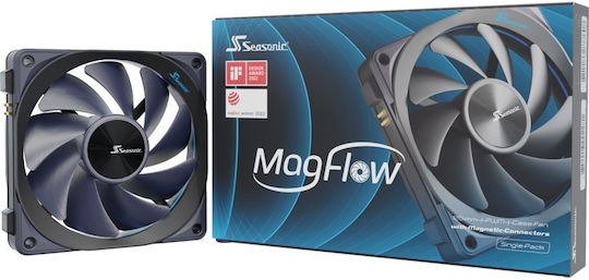 Seasonic MagFlow 1225 Case Fan 120mm (2000rpm / 66.33cfm) Χωρίς Led Φωτισμό και Σύνδεση 4-Pin PWM