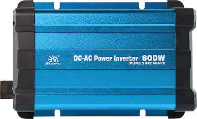 Solarvertech FS600D Inverter Καθαρού Ημιτόνου 600W 12V Μονοφασικό