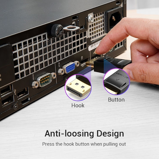 Vention Cable DisplayPort male - HDMI male 2m Μαύρο (HADBH)