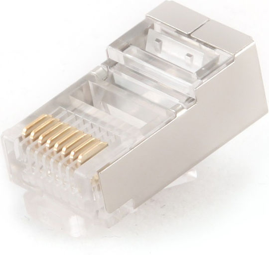Gembird Βύσμα RJ-45 male 100τμχ Ασημί PLUG5SP/100