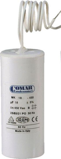 Comar Capacitor Permanent 2.5μF 450V 1pcs 03.006.0017