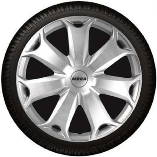 Autoline Car Hubcap Set Argo Mega 16" 4pcs Silver