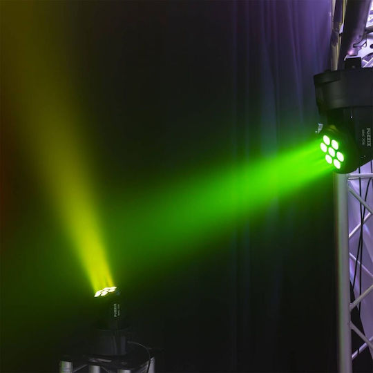FuZZIX Φωτορυθμικό Wash LED DMX με Ρομποτική Κεφαλή FuZZIX MHC706 RGBW