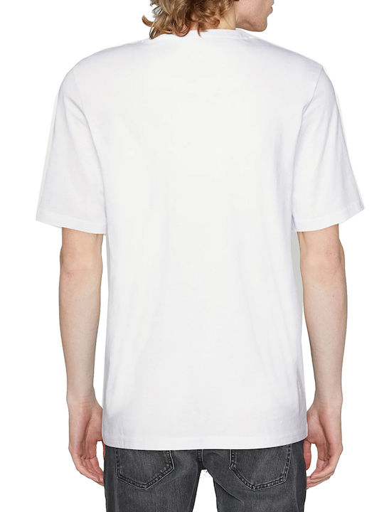 Jack & Jones Herren T-Shirt Kurzarm Weiß