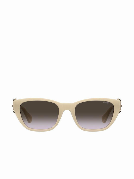 Moschino Women's Sunglasses with Beige Tartaruga Frame MOS130/S SZJ/QR