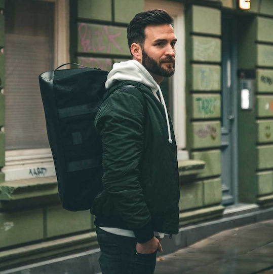 Johnny Urban Paul Σακ Βουαγιάζ 41lt Μαύρο Υφασμάτινο Μ53xΠ26xΥ30εκ.